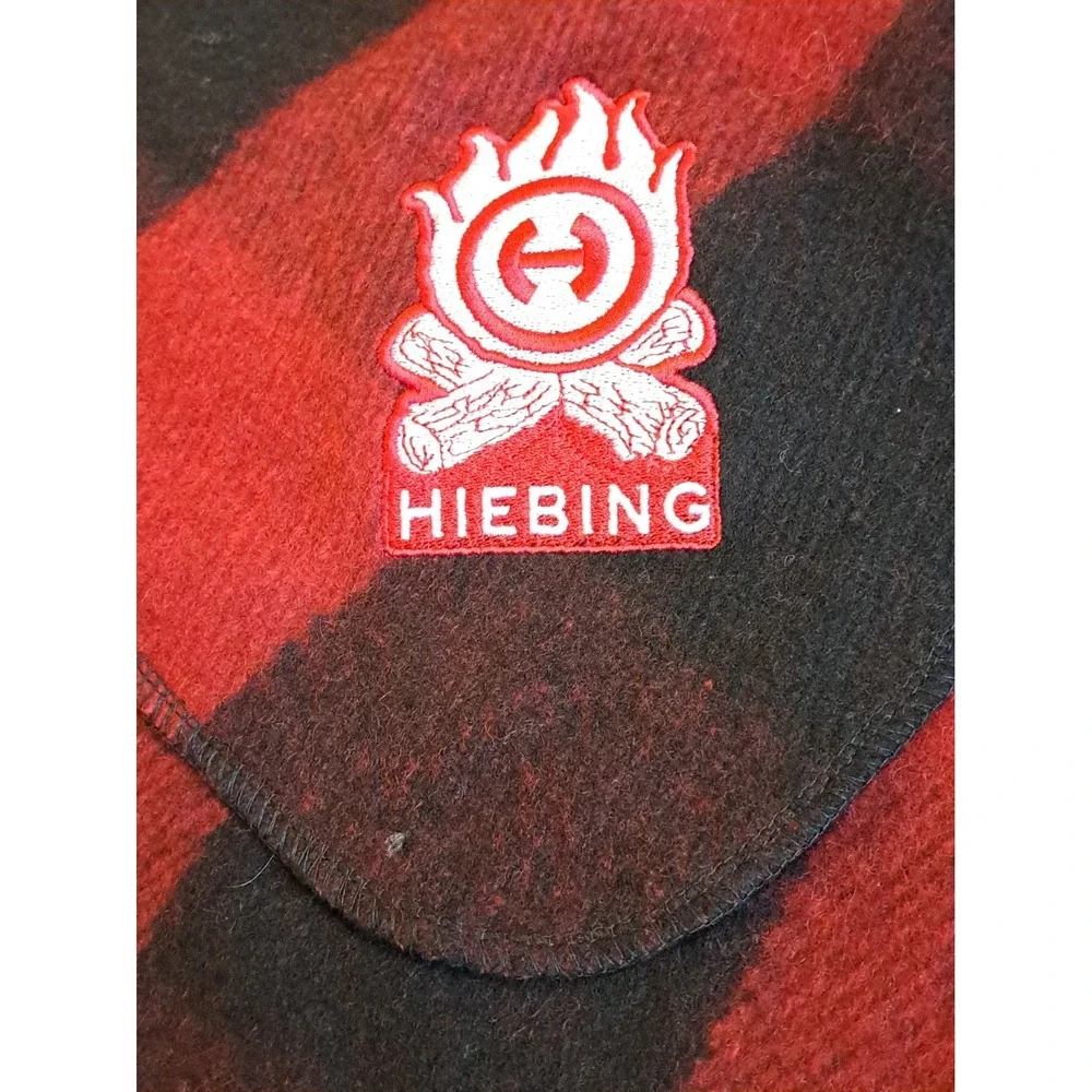 Arcturus Hiebing 80% Wool Washable Throw Blanket Plaid Red/Black Warm Cozy86x66